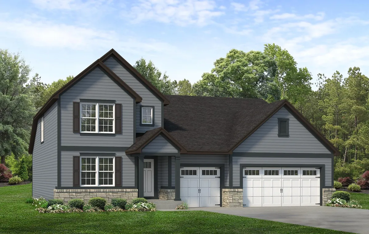 Madison II elevation by McKelvey Homes