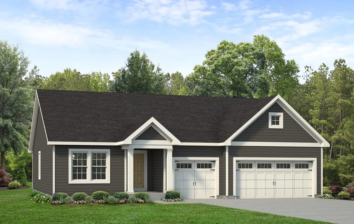 McKinley elevation by McKelvey Homes