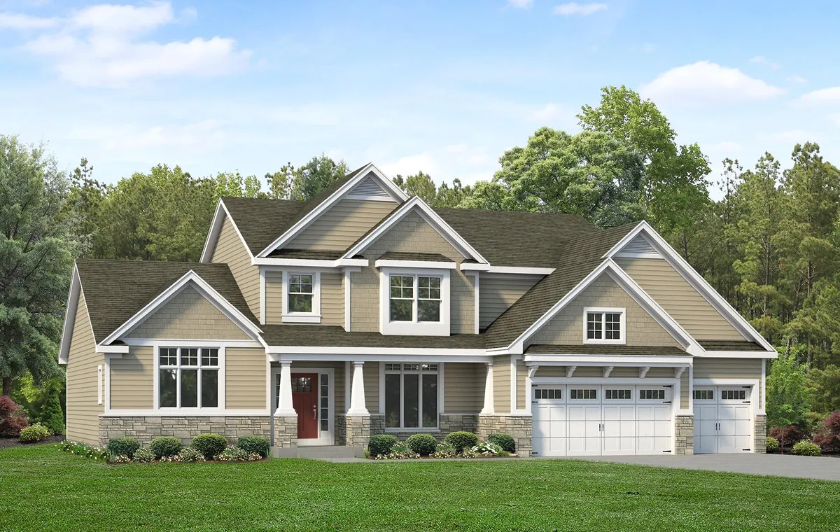 Provence elevation by McKelvey Homes